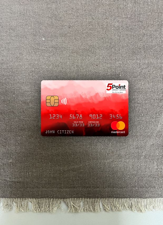 Download USA Texas 5Point Credit Union bank mastercard photolook front Photoshop template